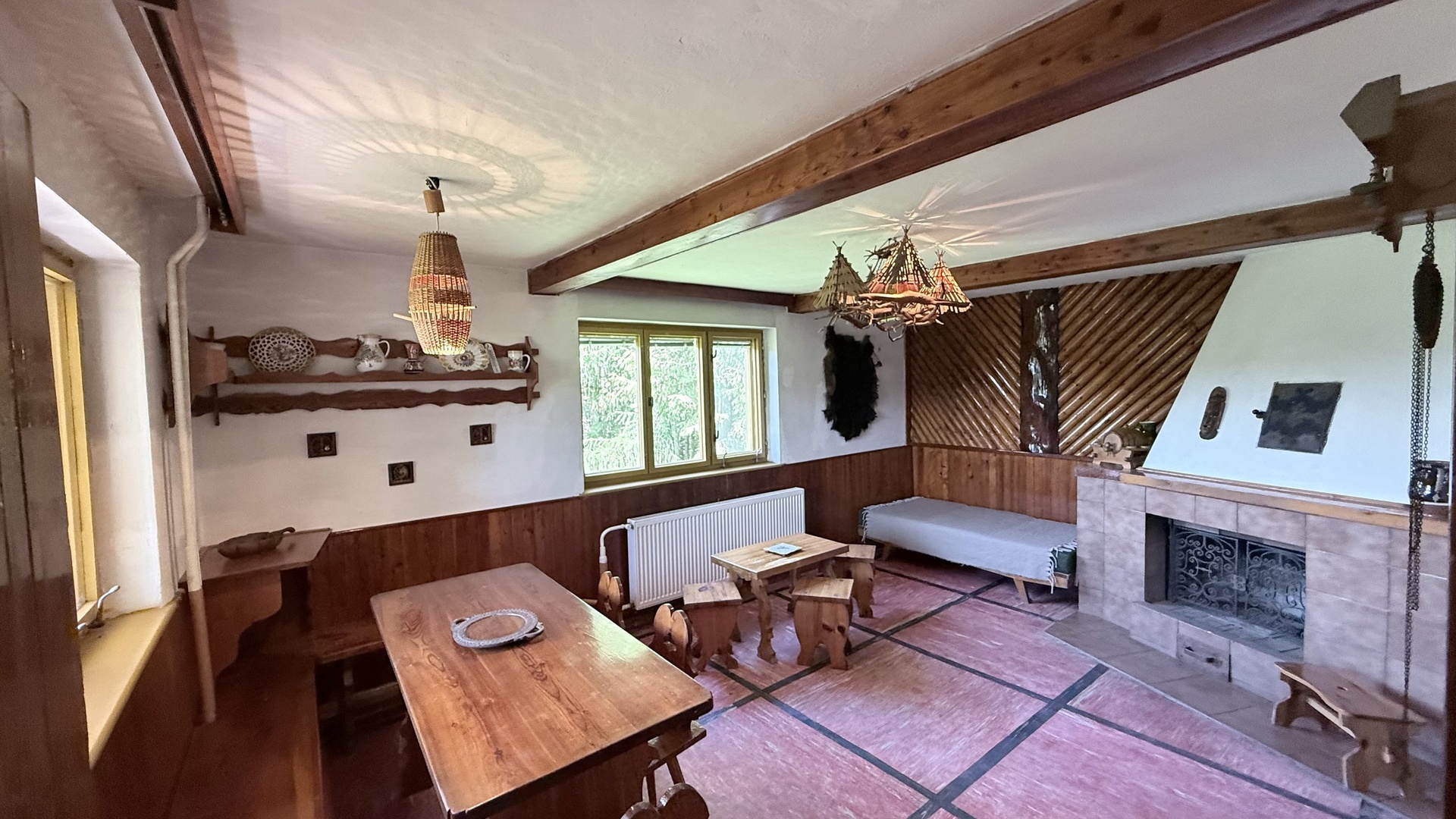 Prodej rekreační chaty 3+1, 139 m2, zahrada, terasa, garáž, Košařiška, Držková