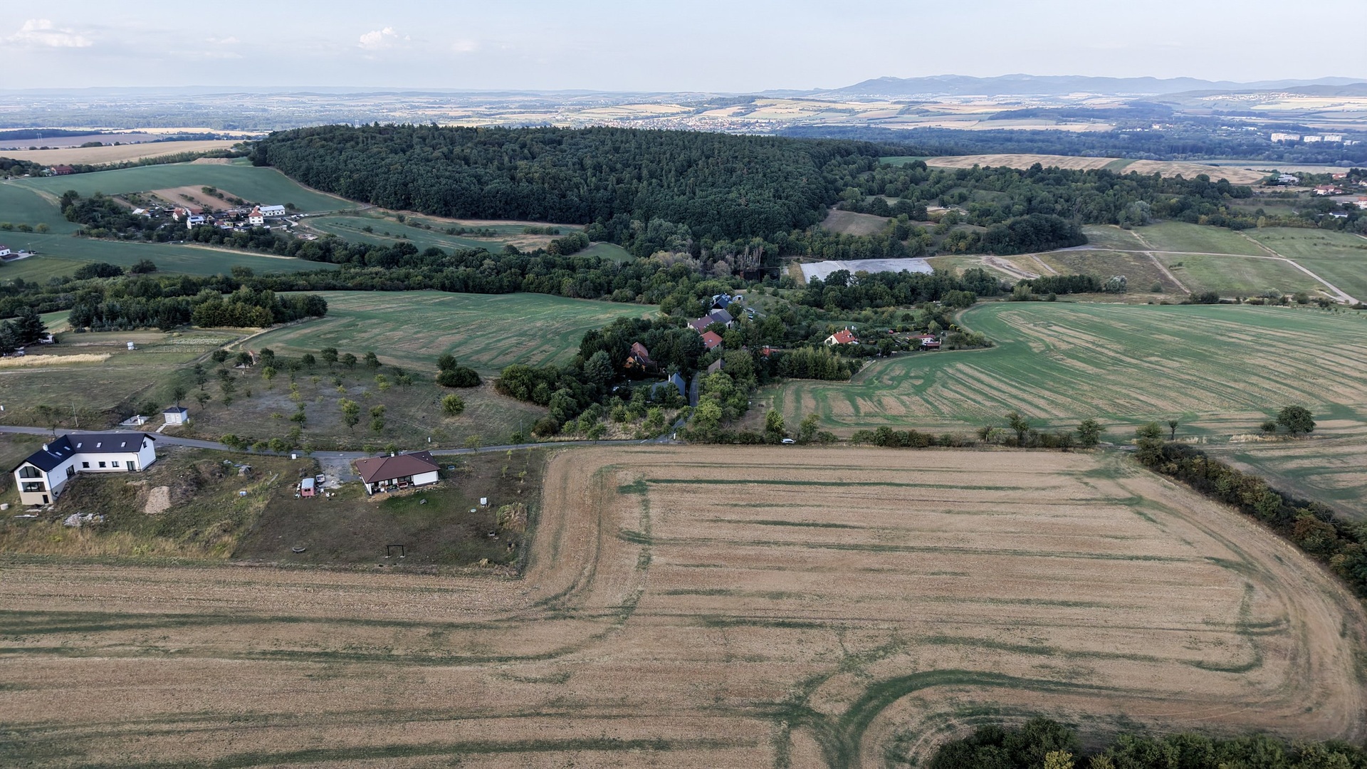 Prodej zasíťovaného stavebního pozemku, 1225 m2, Nová Dědina, Kvasice, Kroměříž