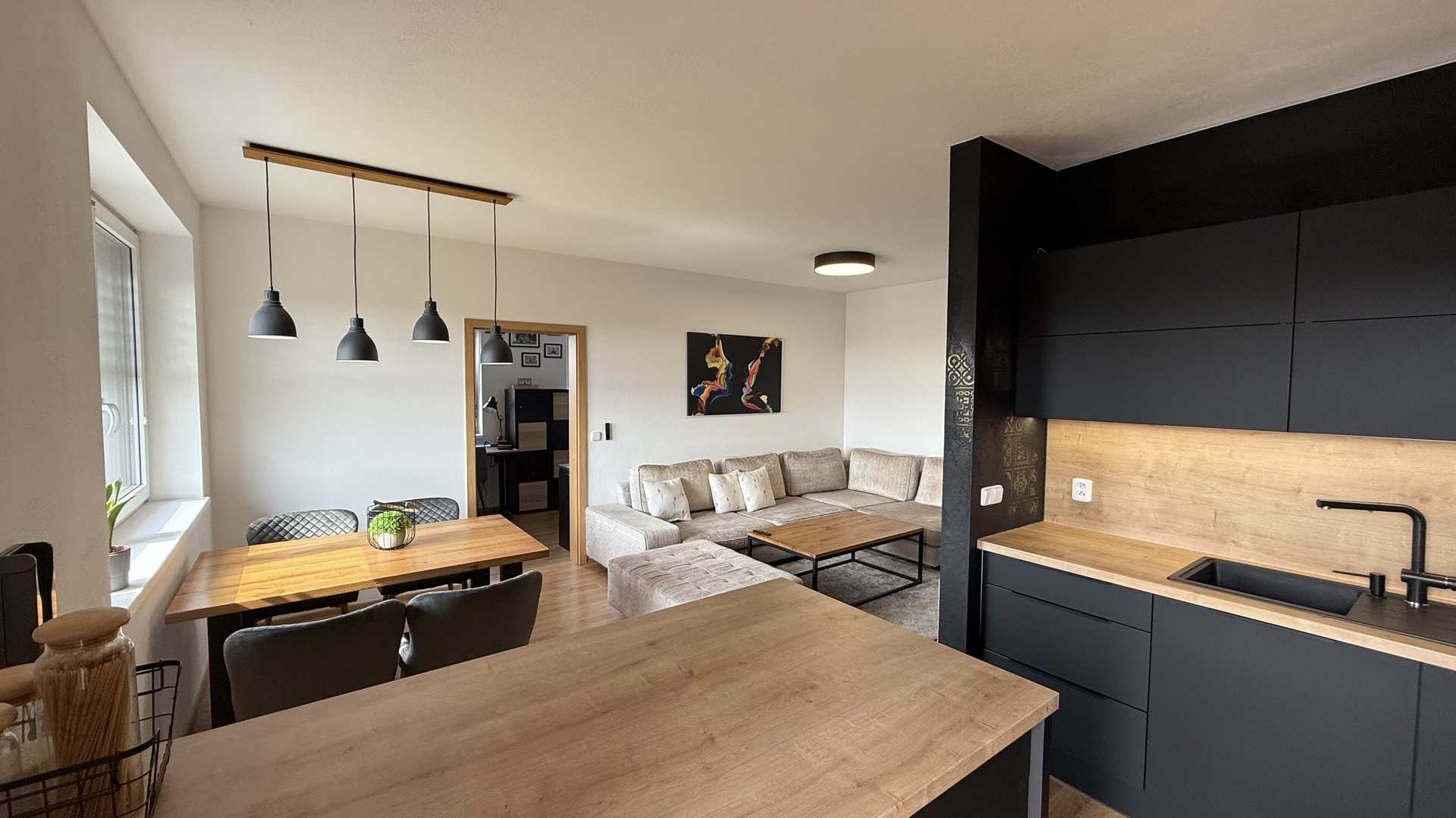 Prodej moderního bytu 3+kk, 68 m2, novostavba, 2x balkón, sklep, 2x parkovací místo, Horní Ves, Fryšták