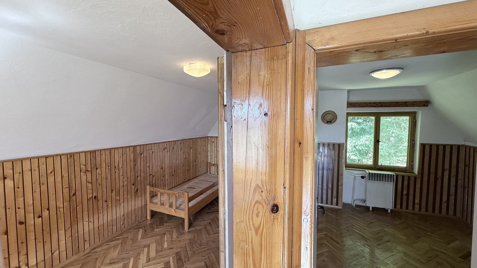 Prodej rekreační chaty 3+1, 139 m2, zahrada, terasa, garáž, Košařiška, Držková