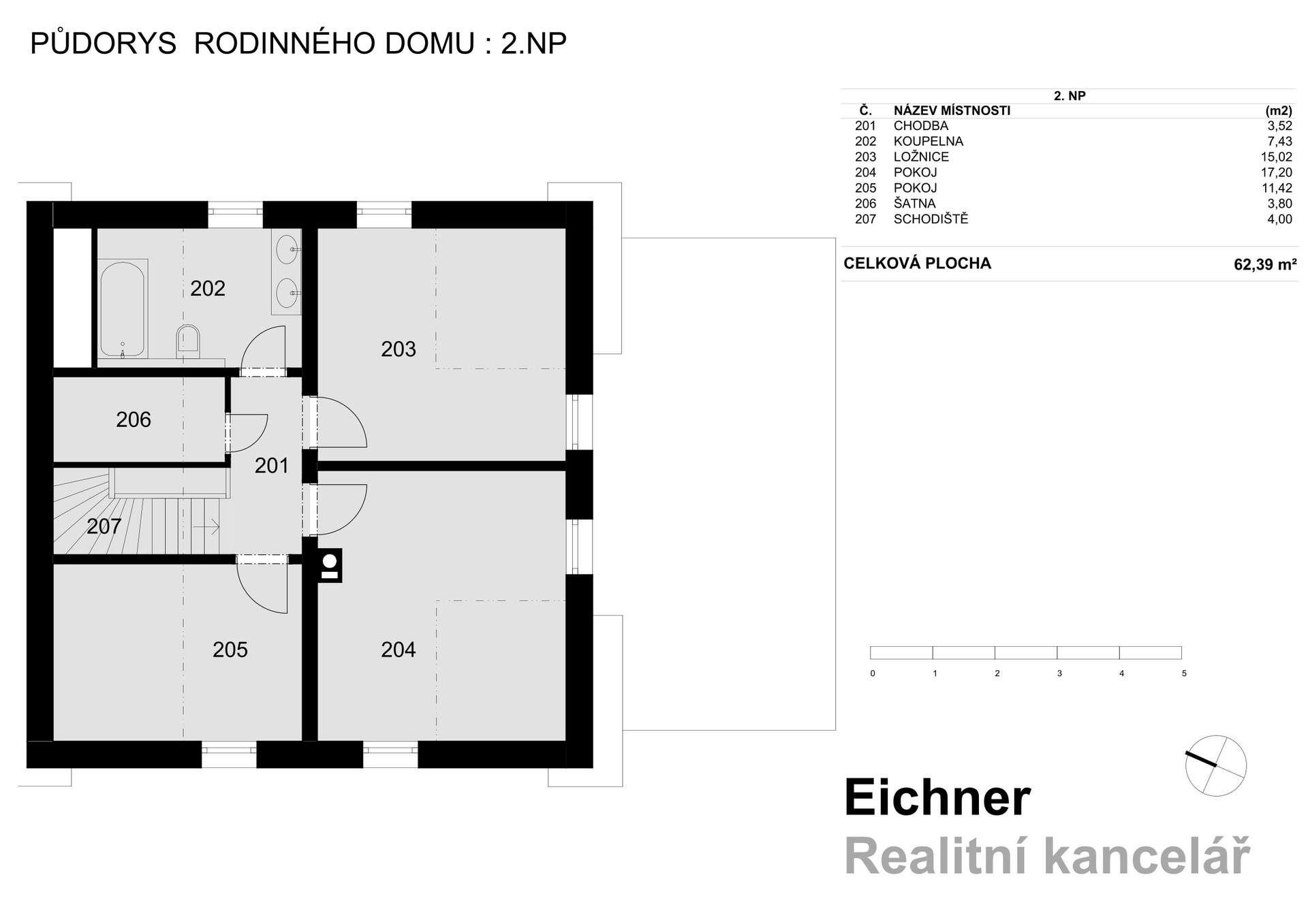 Prodej novostavby RD 5+kk,  184 m2, zahrada 719 m2, parkování, Panenské Břežany, Praha-východ