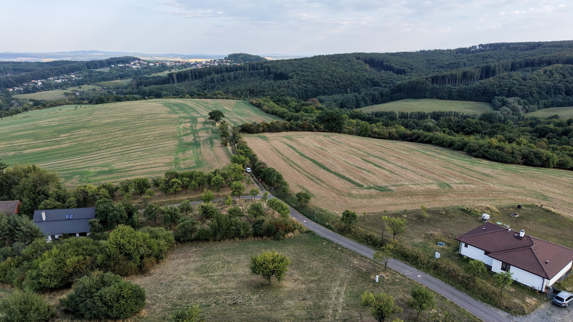 Prodej zasíťovaného stavebního pozemku, 2379 m2, Nová Dědina, Kvasice, Kroměříž