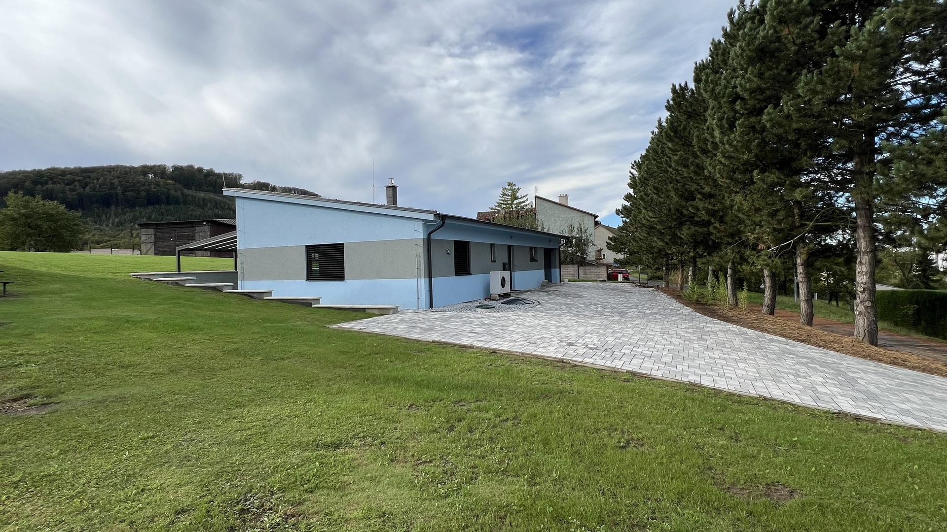 Eichner Prodej novostavby nízkoenergetického domu 3+kk, 118 m2, zahrada 1472 m2, garáž, tepelné čerpadlo, Brusné, Hostýn