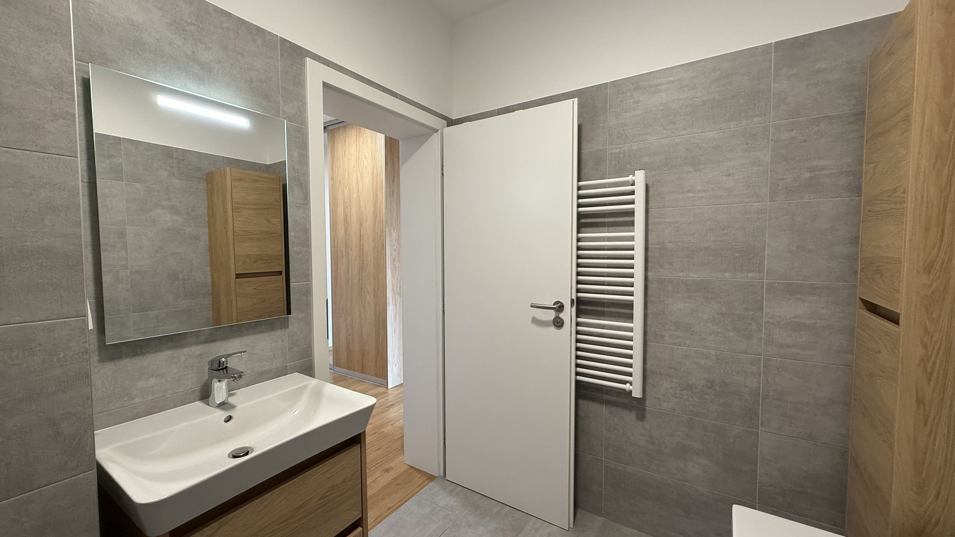 Pronájem bytu 3+kk, 77 m², novostavba, 2 balkóny, Komenského, Fryšták - Horní Ves