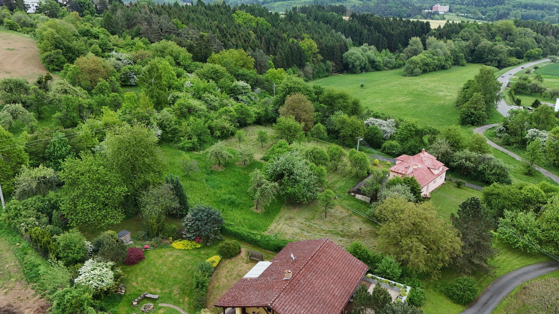 Prodej zasíťovaného stavebního pozemku , 2620 m2, Kostelec u Zlína, Zlín