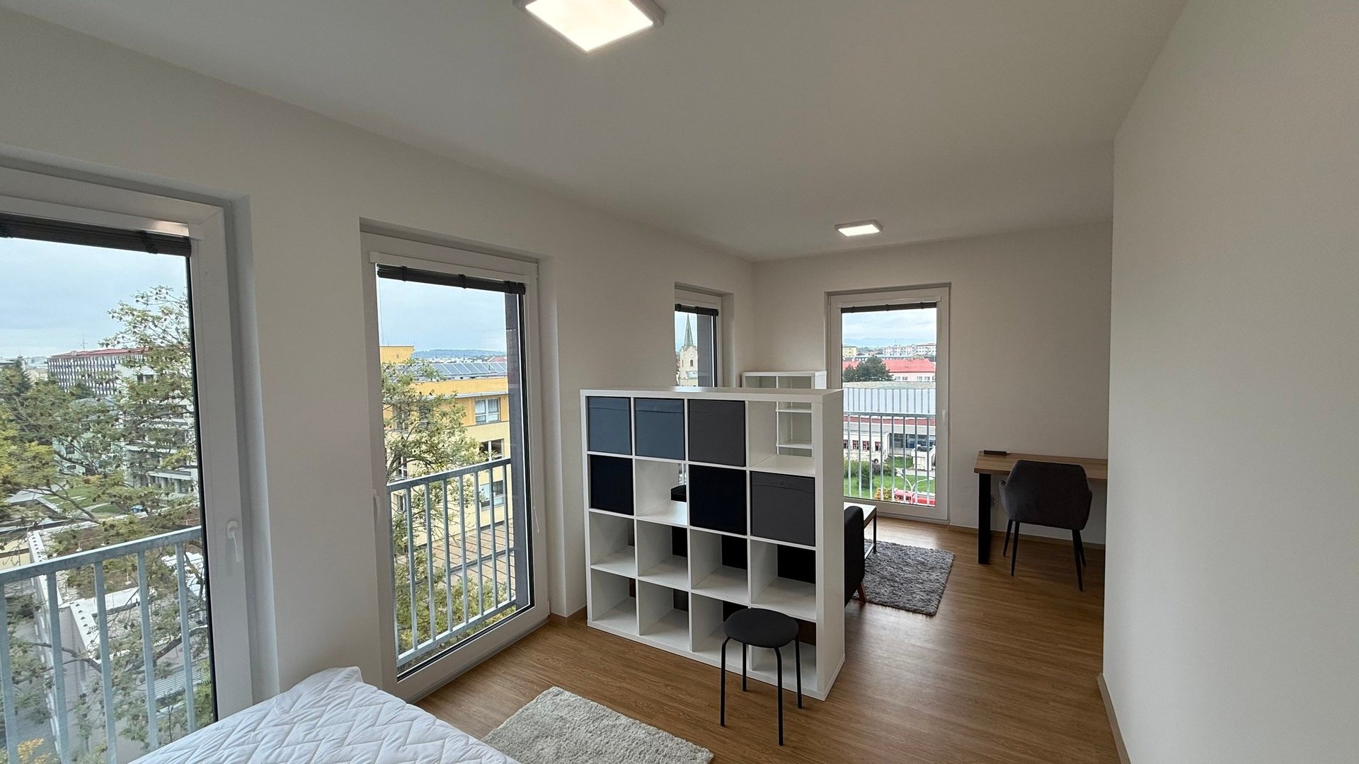 Eichner Pronájem nového bytu 1+kk, 32 m2, klimatizace, sklep, rezidence Čechova, Přerov