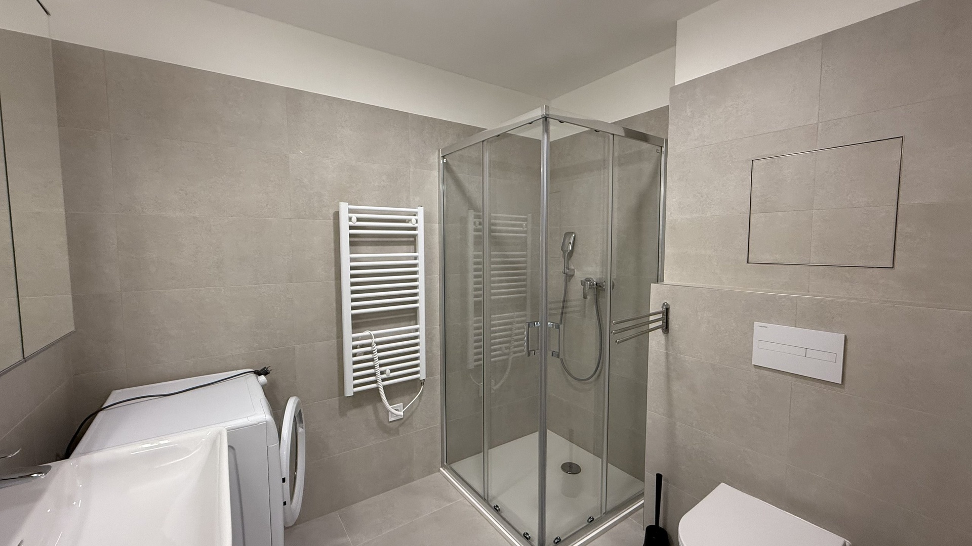 Pronájem nového bytu 1+kk, 32 m2, klimatizace, sklep, rezidence Čechova, Přerov