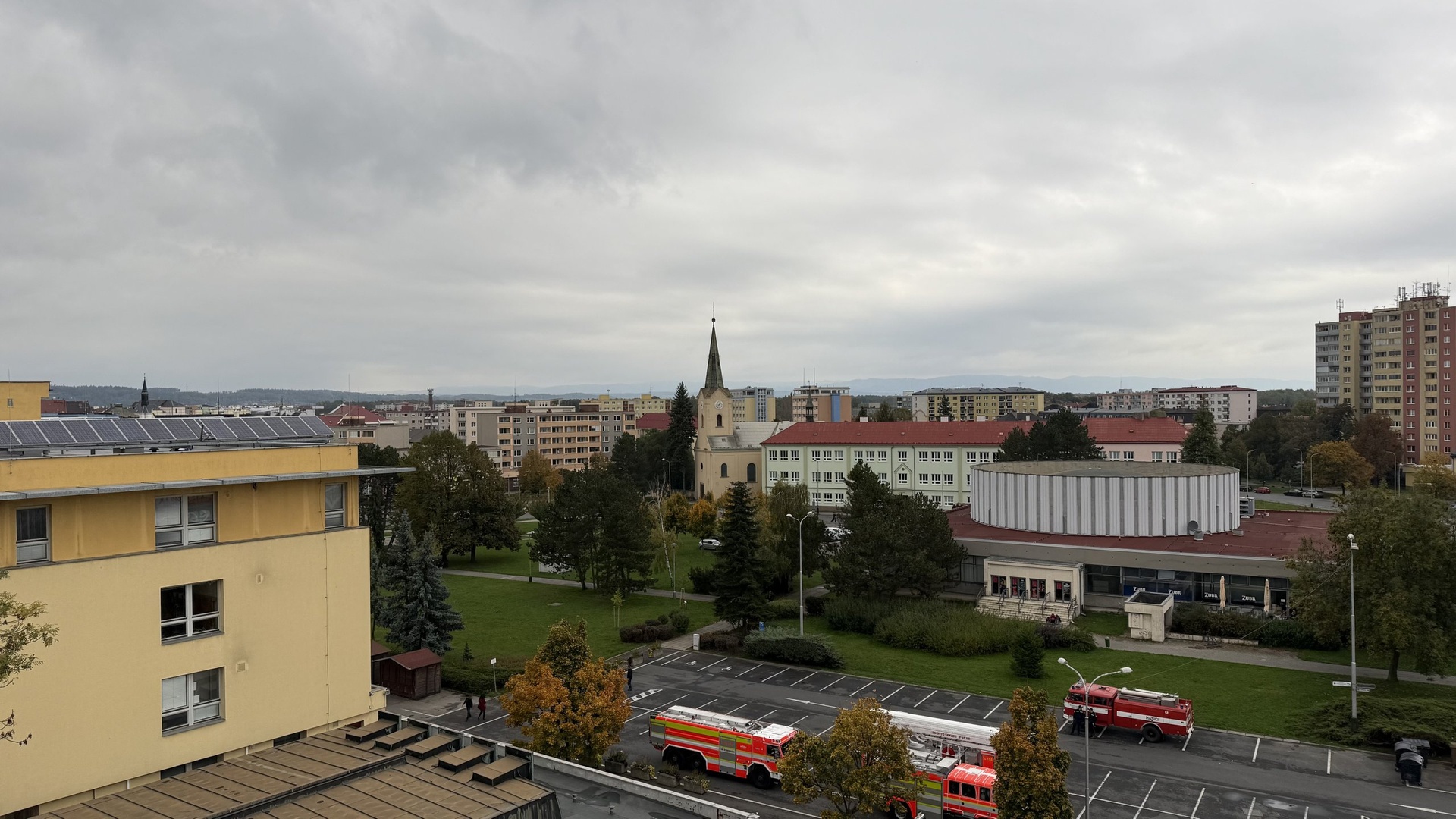 Pronájem nového bytu 1+kk, 32 m2, klimatizace, sklep, rezidence Čechova, Přerov