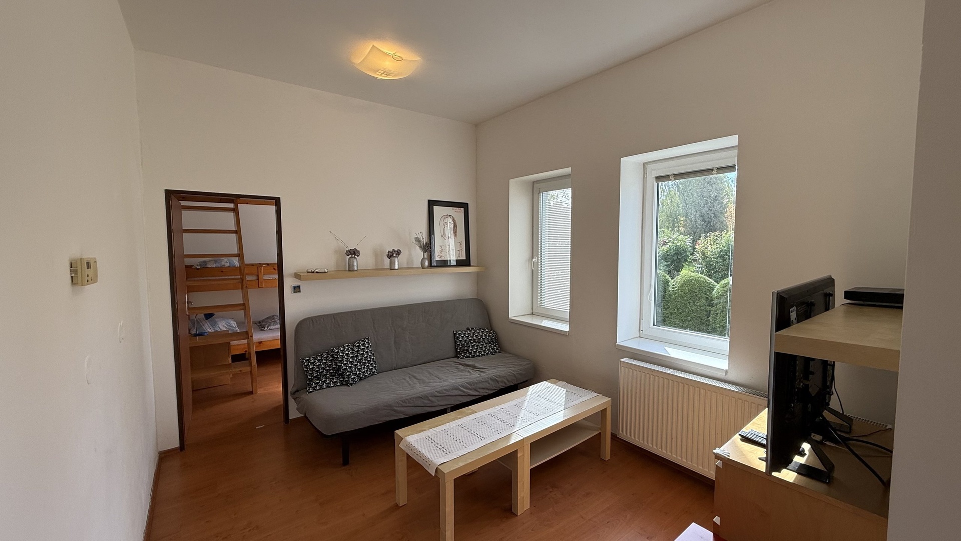 Prodej investičního apartmánu 2+1, 38 m2, balkón, parkovací místo, lyžárna, Slezská, Jeseník