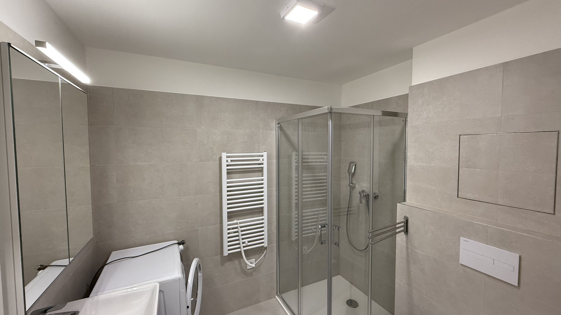 Pronájem nového bytu 1+kk, 32 m2, klimatizace, sklep, rezidence Čechova, Přerov